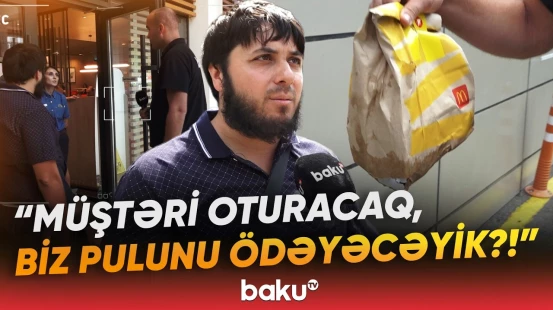 "Bunu müştəriyə necə verək?!" | Kuryerlər təngə gəldi | "McDonald's" deyir ki, belədir!" - Baku TV