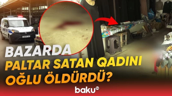 "Bağlayıb, əlində bıçaqla mağazadan qaçıb" | Gəncədə qandonduran hadisə - Baku TV