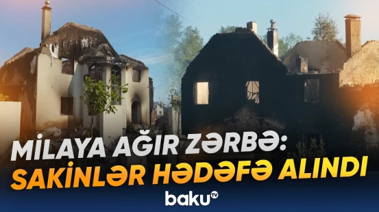 Ukraynanın Mila kəndinə dəhşətli hücum | Ölən və itkin düşənlər var - Baku TV