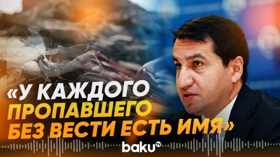 Хикмет Гаджиев: Каждая семья имеет право знать судьбу своих близких - Baku TV | RU