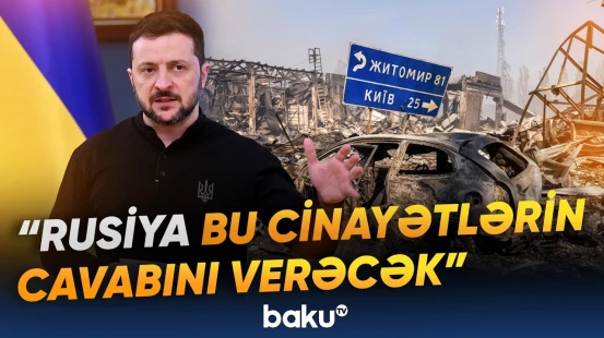 Zelenski Rusiyanın kütləvi hücum statistikasını açıqlayıb - Baku TV