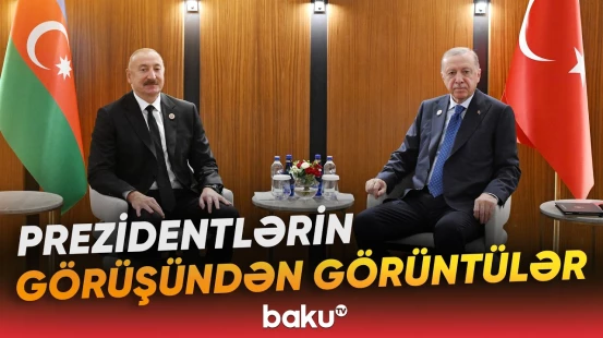 Azərbaycan və Türkiyə prezidentlərinin Bişkekdəki görüşü "Haber Global"da - Baku TV