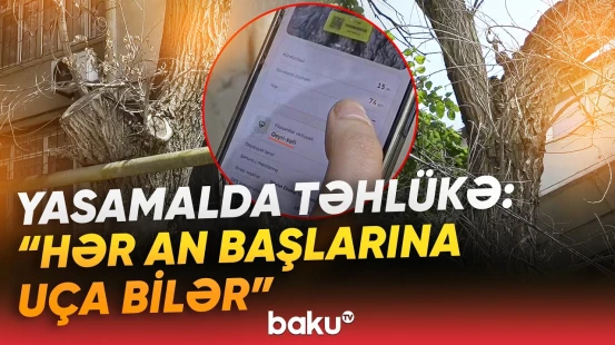 Yasamal sakinləri qorxu içində | Dəhşət saçan problemi kim həll etməlidir? - Baku TV