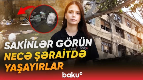 "Antisanitar vəziyyət hökm sürür" | Sabunçudakı yataqxanada ürəkbulandıran mənzərə - Baku TV