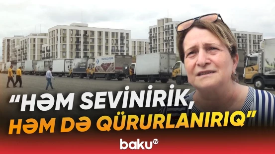 Ağdama köçən ailələrə mənzillərinin açarları təqdim olunub - Baku TV