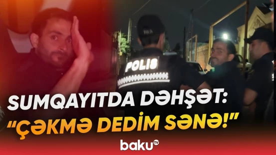 "Özü yandırıb, sonra qaçıb gedib" | Sumqayıtda kişi valideyninin evinə od vurdu? - Baku TV