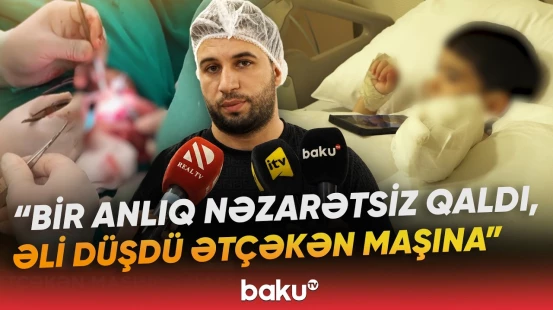 Əli ətçəkən maşında qalan uşaq üçün 8 saatlıq mübarizə | Gəncədə dəhşət - Baku TV