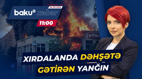 Xırdalanda qorxulu anlar: Yanğınsöndürənlər son anda böyük təhlükənin qarşısını aldı - Baku TV CANLI