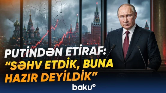 Putin Rusiya xalqına səsləndi: Ölkə qaçılmaz böhrana sürüklənir? - Baku TV