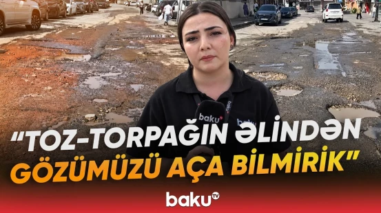 Məktəbə gedən yolda dözülməz vəziyyət | Sakinlərin səsinə səs verən olacaq? - Baku TV