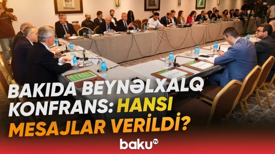 Fərid Şəfiyev Cənubi Qafqazla bağlı konfransda hansı məsələləri vurğuladı? - Baku TV