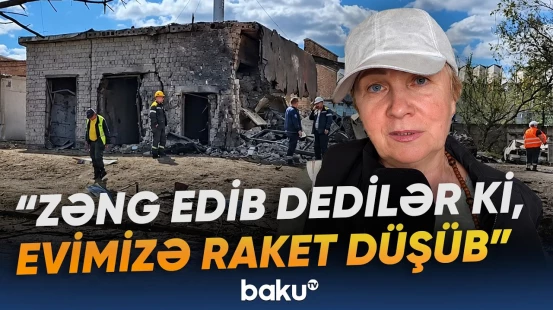 Kiyevə dəhşətli hücum | Paytaxtı partlayış səsləri bürüdü - Baku TV