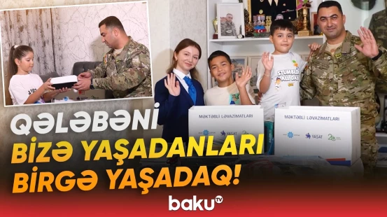 "YAŞAT" Fondu altıncı “Məktəbli ləvazimatları” layihəsini reallaşdırıb - Baku TV