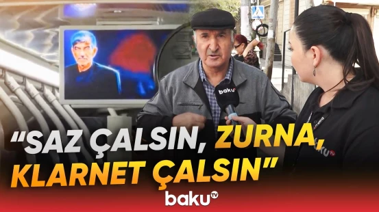 Biz sakitlik istəyirik | Hansı avtobus sürücüsü sərnişinlərə Bayram Kürdəxanlını dinlətdi? - Baku TV