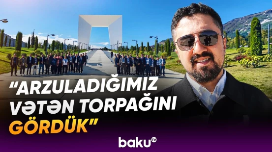 "Zəfərin yolu: Qələbənin izi ilə” layihəsi çərçivəsində nümayəndə heyəti Xankəndidə - Baku TV