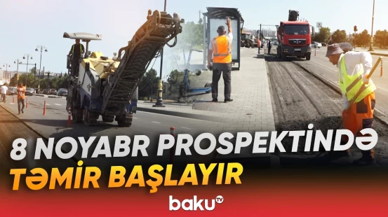 Xətaidə yol təmirinə start verilir | Sürücülərə müraciət - Baku TV