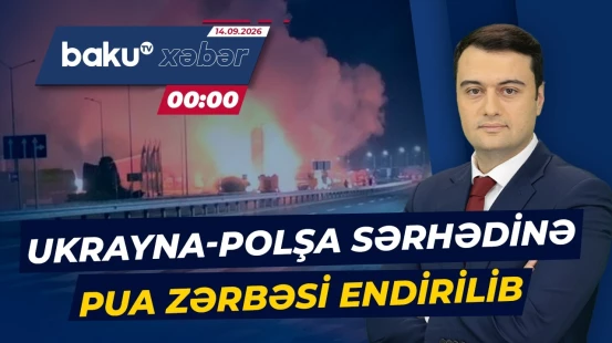 Rusiya Ukraynanın Polşa ilə sərhədində yerləşən lokomotivi vurub - Baku TV CANLI