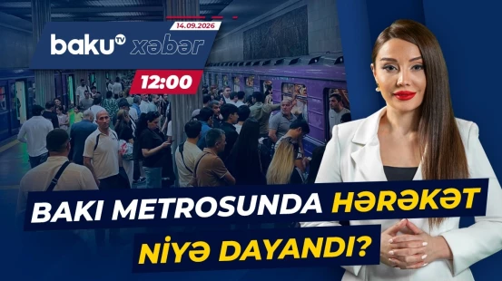 Bakı metrosunda qatarların hərəkətində problem yarandı | Sərnişinlər yolda qaldı - Baku TV CANLI