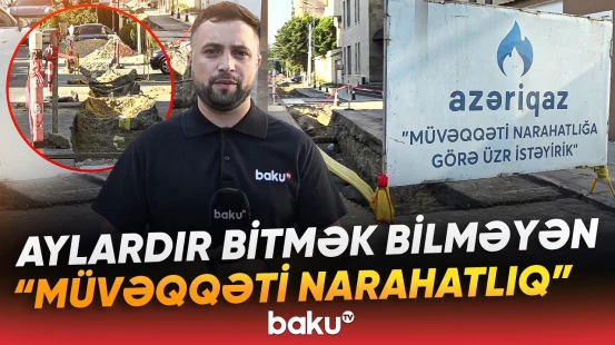 Asfaltı qazıb getdilər, sakinlər əziyyət çəkir | Aylardır qazılan yol niyə bərpa olunmur? - Baku TV