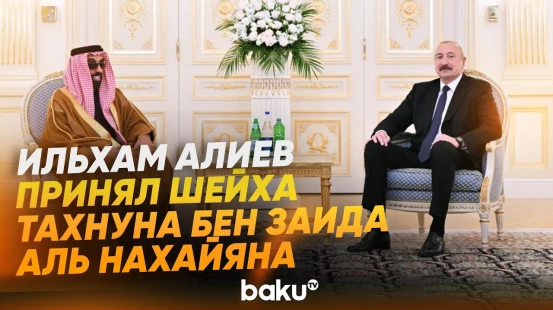 Президент Азербайджана принял советника по национальной безопасности ОАЭ - Baku TV | RU