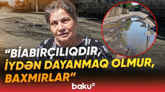 "Borc yazılıb, mən kanalizasiya işlədirəm?!" | Boğaza yığılan sakinlər şikayət etdi - Baku TV