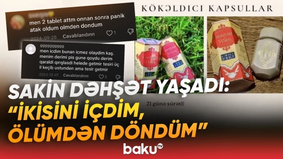“Mədənizi darmadağın edəcək, içməyin!” | “Dərman” deyib satdılar, nəticəsi şok etdi - Baku TV