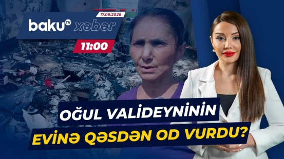 Şəmkirdə dəhşətli hadisə: Valideynini təhdid edən oğul evi yandırdı? - Baku TV CANLI