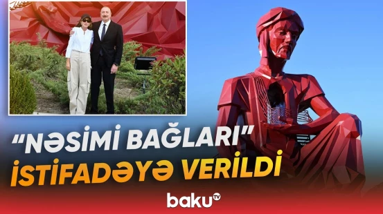 Prezident İlham Əliyev Şamaxıda "Nəsimi Bağları" kompleksi ilə tanış olub - Baku TV