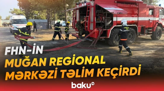 "Təlimdə əsas məqsəd..." | İmişlidə kompleks mülki müdafiə təliminə 42 texnika cəlb edildi - Baku TV