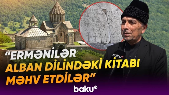 Alban-Udi xristian dini icmasının üzvləri Gəncəsər məbədini ziyarət ediblər - Baku TV