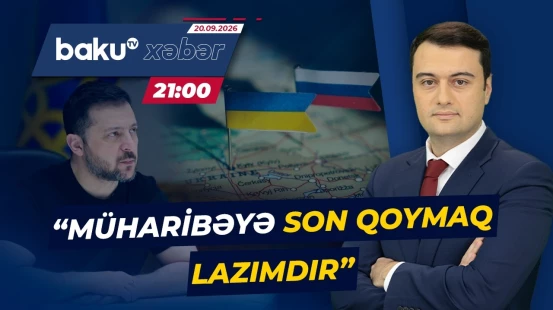 Zelenski Rusiya ilə müharibənin başa çatdırılmasının vacibliyini vurğulayıb - Baku TV CANLI