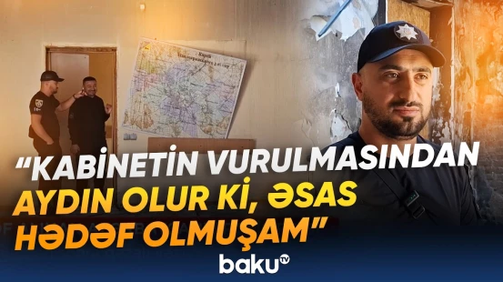 Ukraynada kabineti hədəf alınan azərbaycanlı Baku TV-yə danışdı - Baku TV