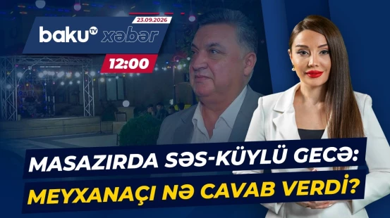 Məşhur meyxanaçının çıxış etdiyi restoranda olanlar sakinləri özündən çıxardı - Baku TV CANLI