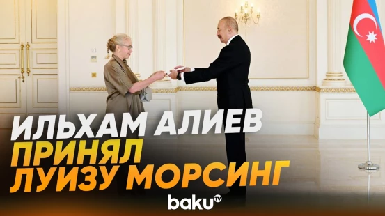 Президент Ильхам Алиев принял новоназначенного посла Королевства Швеция - Baku TV | RU