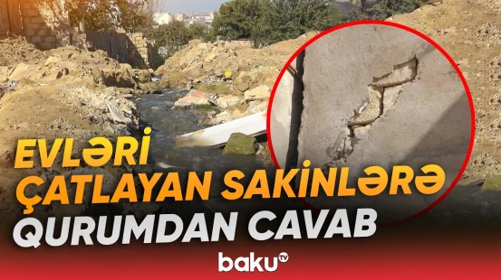 Sakinlər tullantı sularından şikayətçidir | Bəs qurum problemin səbəbini nədə görür? - Baku TV