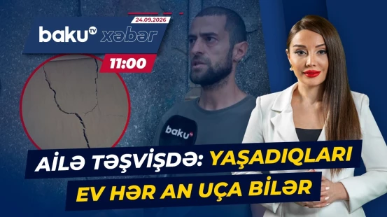 Biləcəridə qəzalı ev problemi ailəni kirayədə qalmağa məcbur etdi - Baku TV CANLI