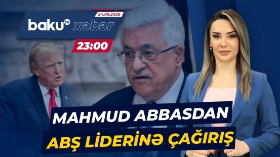 Mahmud Abbas Donald Trampı öhdəliklərini yerinə yetirməyə çağırıb - Baku TV CANLI