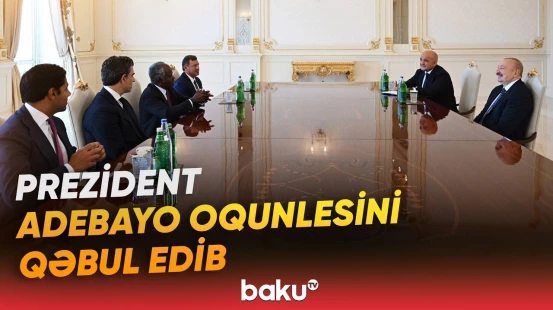 “Global Infrastructure Partners”in rəhbəri Bakıda | Nələr müzakirə edildi? - Baku TV