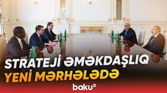 Prezident İlham Əliyev "Brookfield Asset Management"in icraçı direktorunu qəbul edib - Baku TV