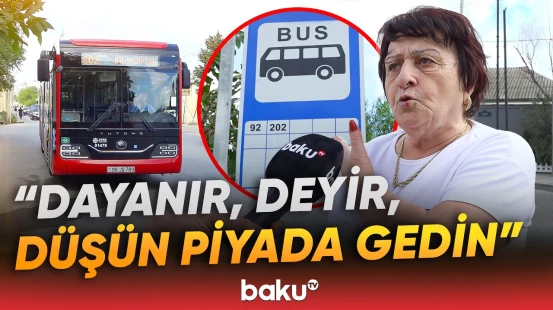 Biləcəri sakinləri 202 nömrəli avtobusdan şikayətləndi - Baku TV