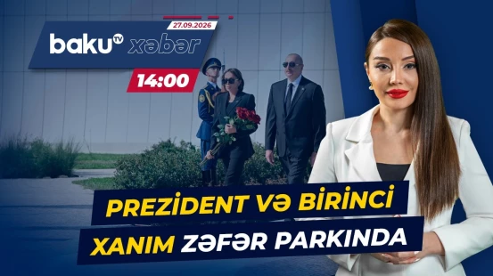 İlham Əliyev və Mehriban Əliyeva Anım Günü ilə əlaqədar Zəfər parkında olublar - Baku TV CANLI