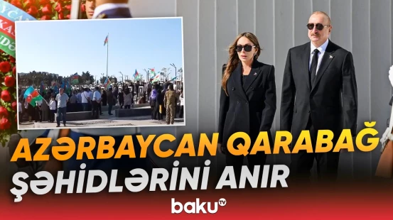 Vətən müharibəsinin ildönümü ilə əlaqədar olaraq şəhidlər yad edilir - Baku TV