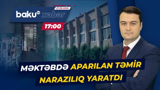 Masallıda məktəbdə aparılan təmir işləri sakinlərin narazılığına səbəb olub - Baku TV CANLI