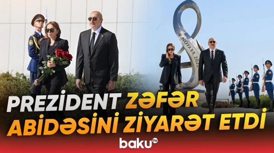 Prezident İlham Əliyev şəhidlərin xatirəsini ehtiramla yad etdi | "Haber Global"dan süjet - Baku TV