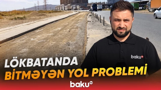 Qəsəbənin girişində "yoxa çıxan" yol | Lökbatanda yol niyə uzun müddətdir təmirsiz qalıb? - Baku TV