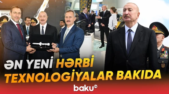 İlham Əliyev “ADEX 2026” və “Securex Caspian” sərgiləri ilə tanış olub - Baku TV