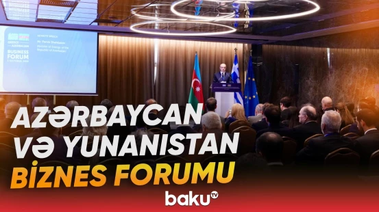 Azərbaycan və Yunanıstan arasında Hökumətlərarası Komissiyanın VI iclası keçirilib - Baku TV