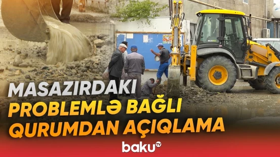 Masazırdakı su problemi nə zaman həll olunacaq? | ADSEA açıqlama verdi - Baku TV