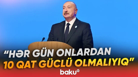 Prezident sülh şəraitində hərbi gücün artırılmasının səbəblərini açıqladı - Baku TV