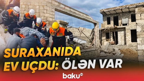 Suraxanıda yaşayış evində uçqun olub | Ölən və yaralanan var - Baku TV